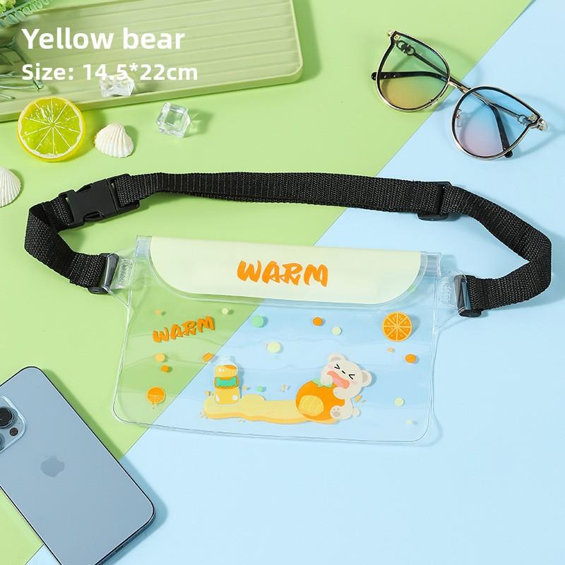 Adjustable Waist Belt for Touchscreen Mobile Phones Waterproof Pouch