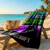 Minecraft Beach Towel Quick-Dry Soft Microfiber Comfortable Lightweight Portable for Swimming,Beach,Camping, Travel, Beach Accessories,Gym