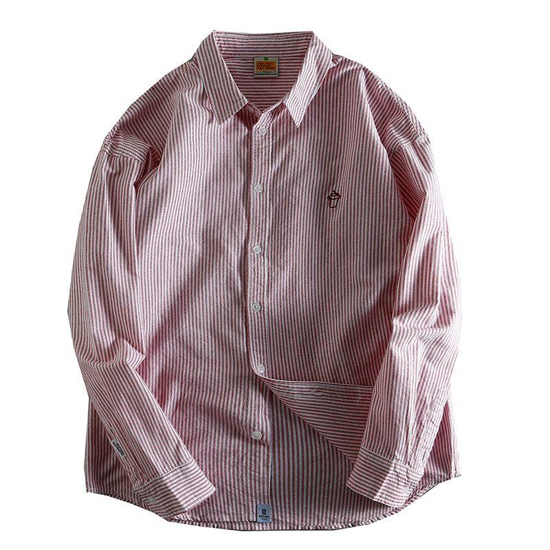 Export Good Goods Factory Tail Order High Quality Spring and Autumn Thin Stripes Men Long Sleeves Shirt OEM Goods Original Single Shirt Fashion