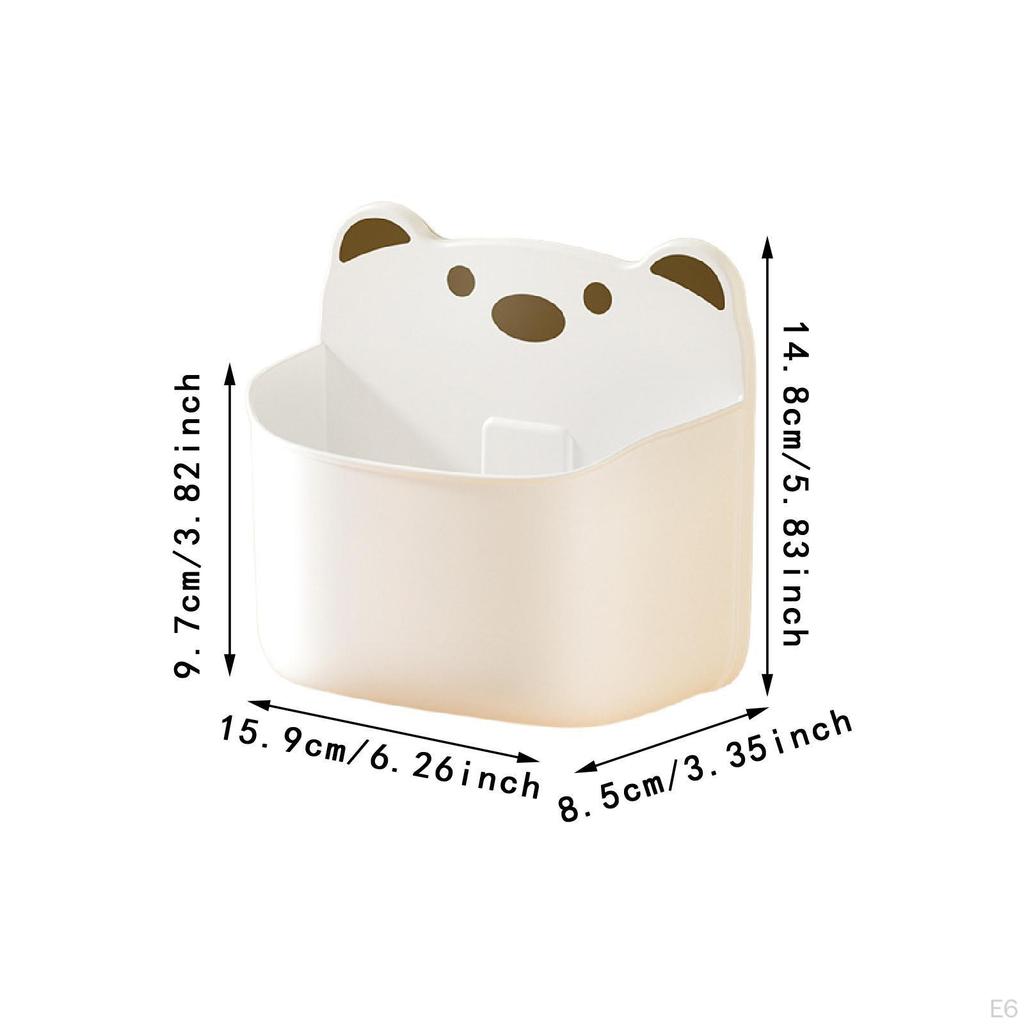 Kitchen Wall Organizer Drain Cabinet Box Holder Space Saving Storage Bin Hanging Basket for Dorm