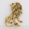 Vintage Gold Lion Brooch Fashion Simple Men'S Coat Suit Brooch Casual Fashion Brooch