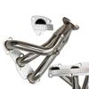 MT001029 52083496 Stainless Steel Exhaust Header For Nissan Altima VQ35DE V6 3.5L 2002-2006 Manual Models Sliver