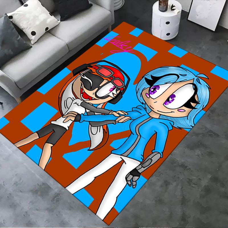 2025 New SMG4 Carpet Rug for Living Room Bedroom Home Sofa Decoration,Kids play Non-slip Floor Mat168