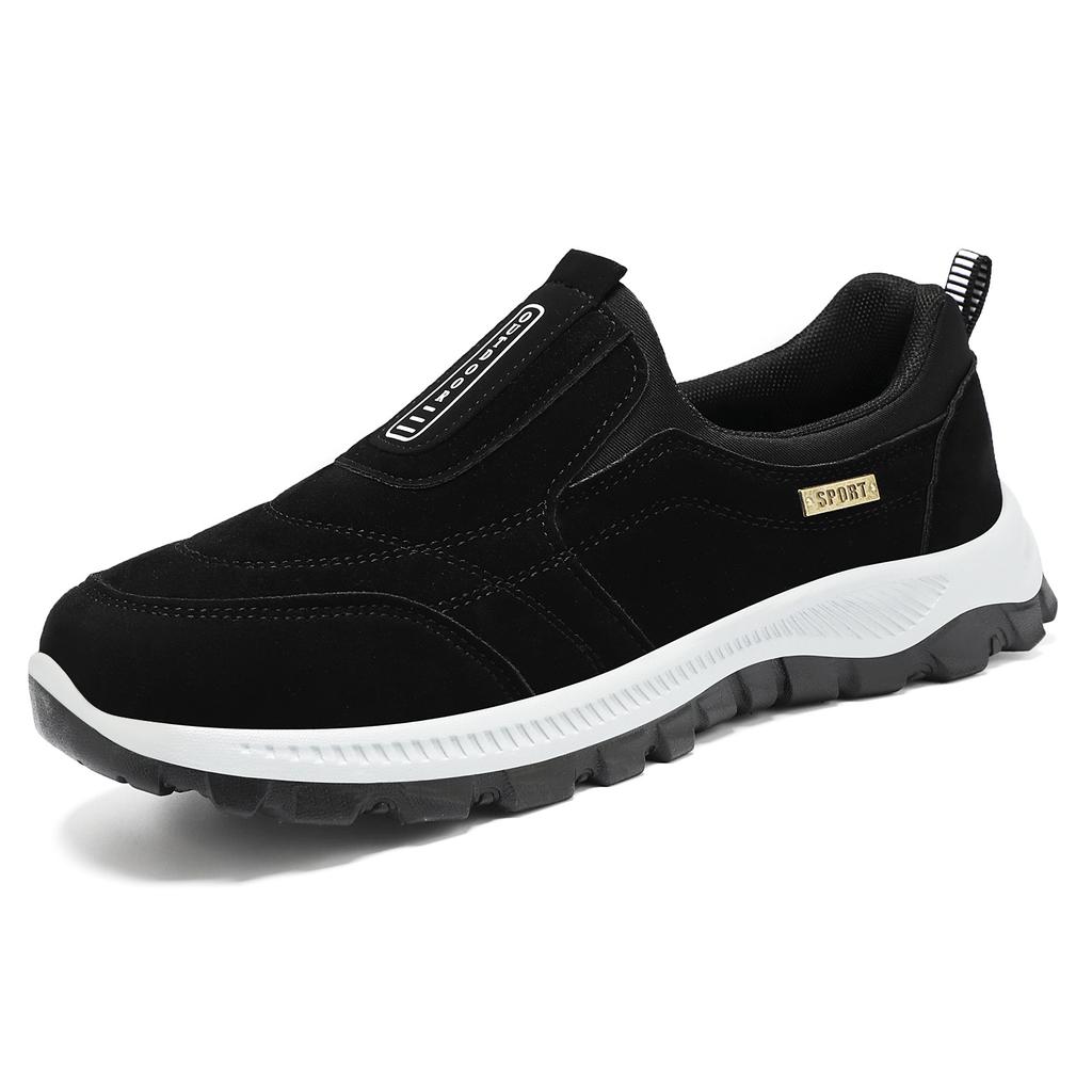 Men's Shoes New Casual Shoes Platform Comfortable Single Shoes Outdoor Mountaineering Sports Shoes One Pedal Shoes Men's