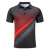Men's Sports Style Polo Shirts 3D Print Golf Shirt Button Up Breathable Summer New Short Sleeve Men's Clothing Sport Streetwear