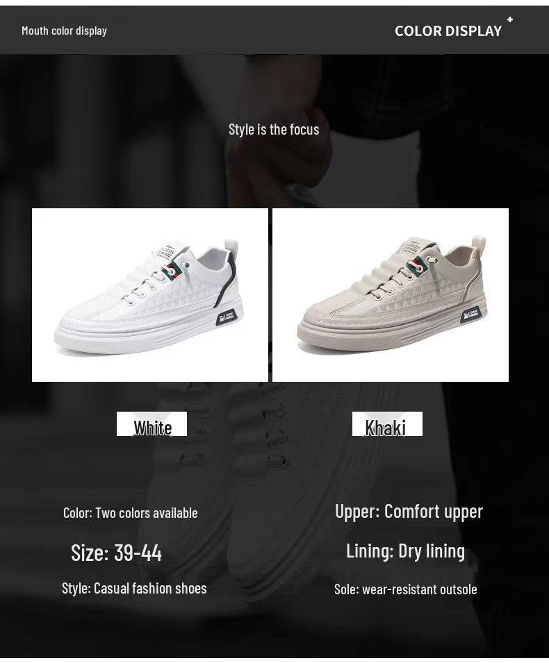 Frühjahr 2025 Herren Low-Top Freizeit Atmungsaktiv Leicht Mode Sneaker