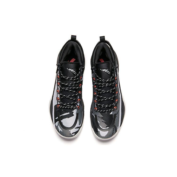 Anta UFO2.0 Celestial 2 High Top Basketball Shoes Men's Black Gray 112011608-3