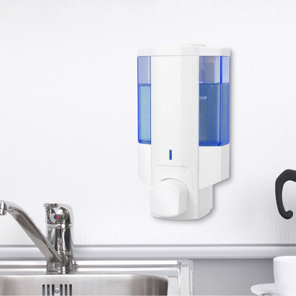 Large Capacity Lotion Soap Container Manual Press Double Soap Dispenser Liquid Soap Dispenser  Home