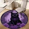 Animal Circular Rug Office Decorative Carpet For Living Room Bedroom Door Mat Floor Rug Computer Chair Area Rug