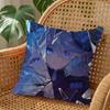 G-Genshin Impact Mualani Cushion Cover Decorative Pillow Sofa Home Decor Case Pillow Cases