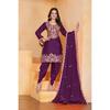 Presenting  New Designer Embroidered Dhoti Suit With Coding Sequence Embroidered Work