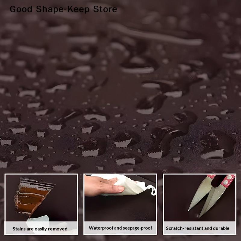 1PCS Waterproof PU Leather Removable Solid Color Computer Chair Seat Cushion Covers For Office Chair Seat Covers Home Office
