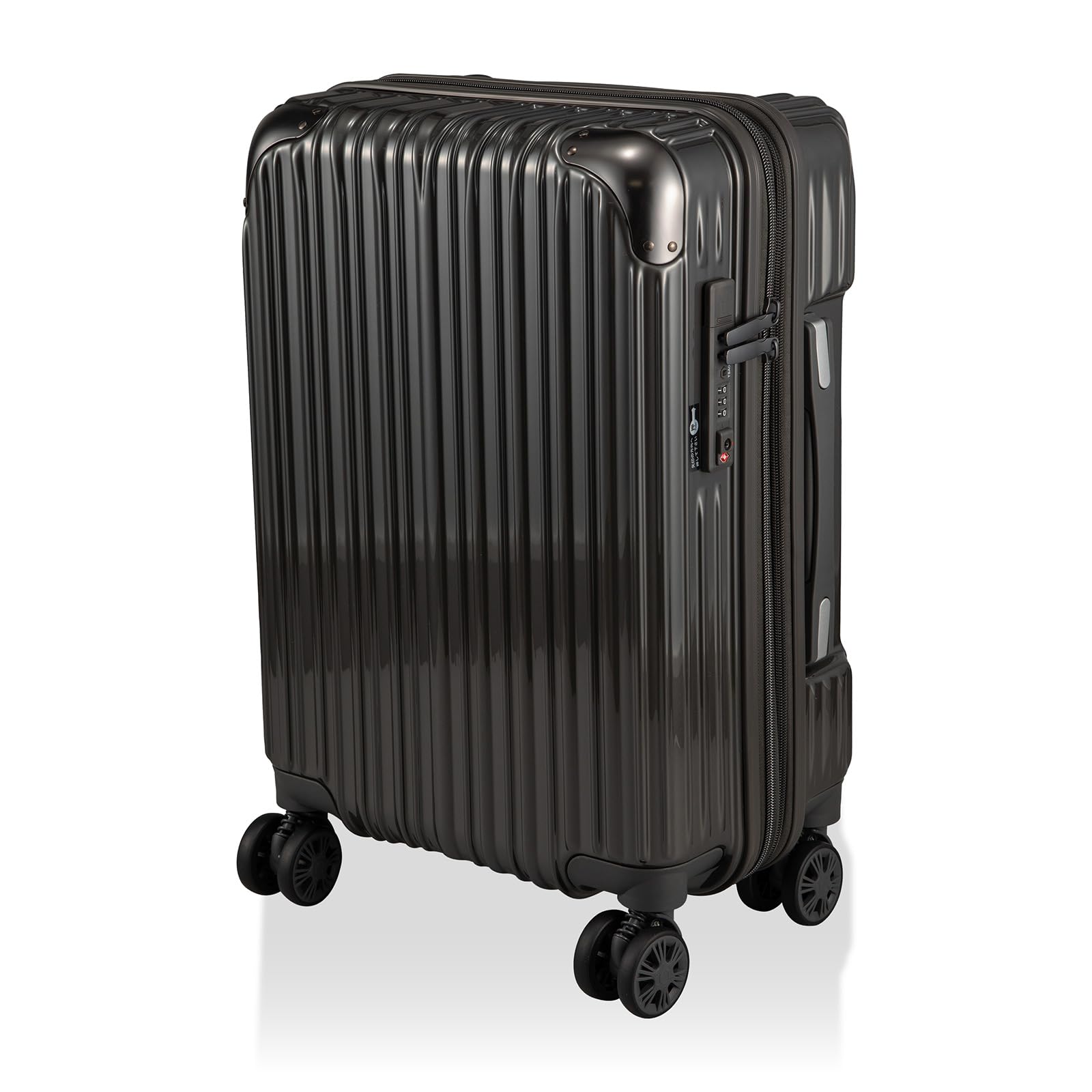 

Hard zipper suitcase Trident TRI2035K 40L Gunmetal [Siffle] 3.3kg