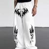 Sommer Retro Gothic Bedruckte Street Schnelltrocknende Lauf Fitness Übergroße Lockere Passform Herren und Damen Hosen