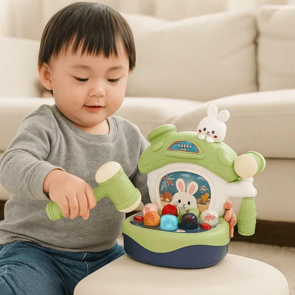 Whack-a-mole Mole Hammering Game Interactive Fun Floor Mice Toys Educational Developmental