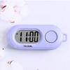 Key Display Digital Electronic Clock Keychain Oval Watch Mini LED Digital Clock  Backpack