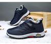 Fashion Winter Boots Men Lace-up Outdoor Winter Cotton Shoes Plush Leather Waterproof Sneakers Climbing Hunting Shoes Warm Hiking Boot