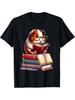 Unisex T-shirt Happy Scholar T-Shirt A Whimsical Short-Sleeved Crew Neck T-Shirt Featuring an Adorable Bespectacled