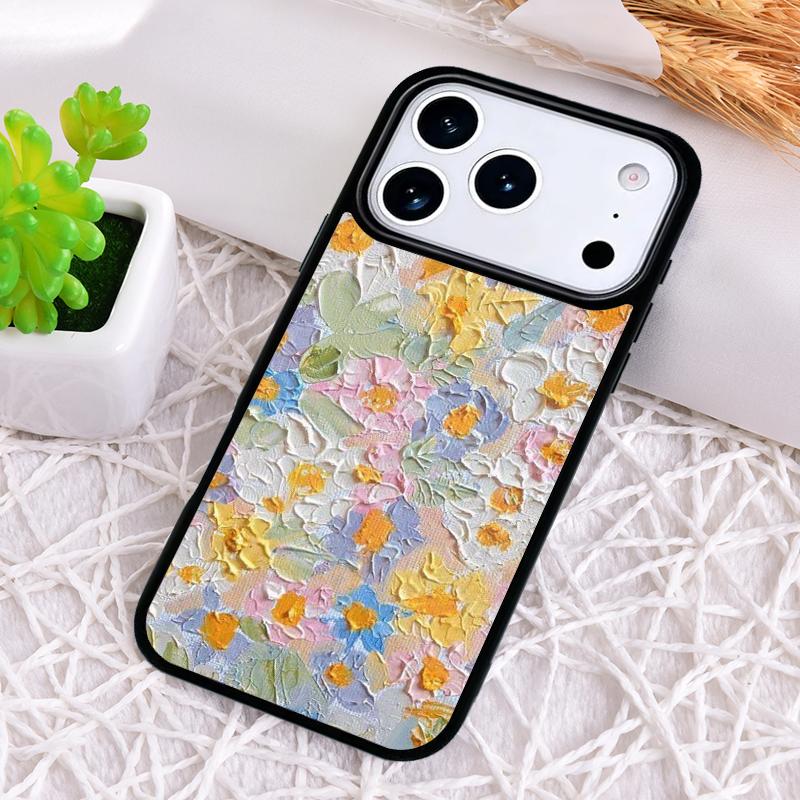 

Retro Oil Painting Shockproof Phone Case for iPhone 17 Air 16e 15 11 12 14 13 Pro Max Cover Coque iPhone 16e