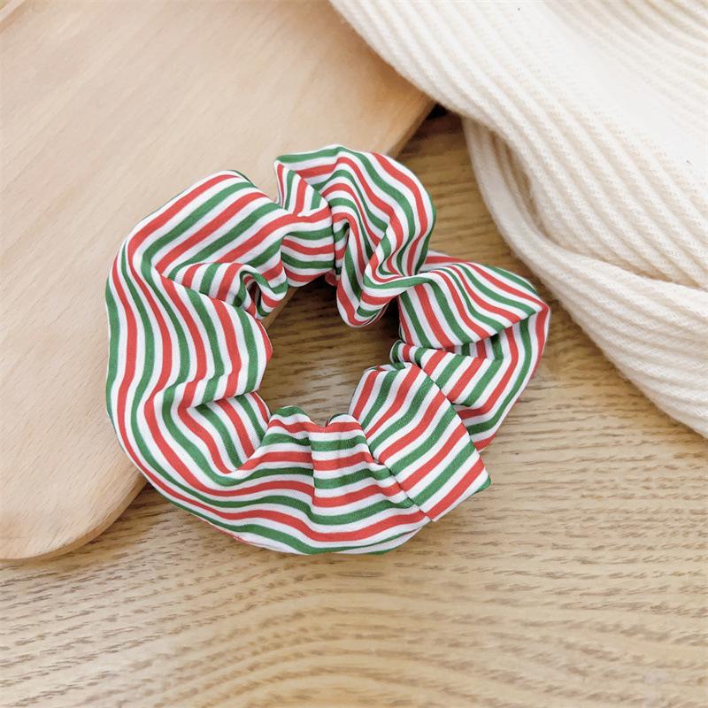 2023 Holiday Scrunchie: High Elastic Fabric Hair Tie for Ponytails