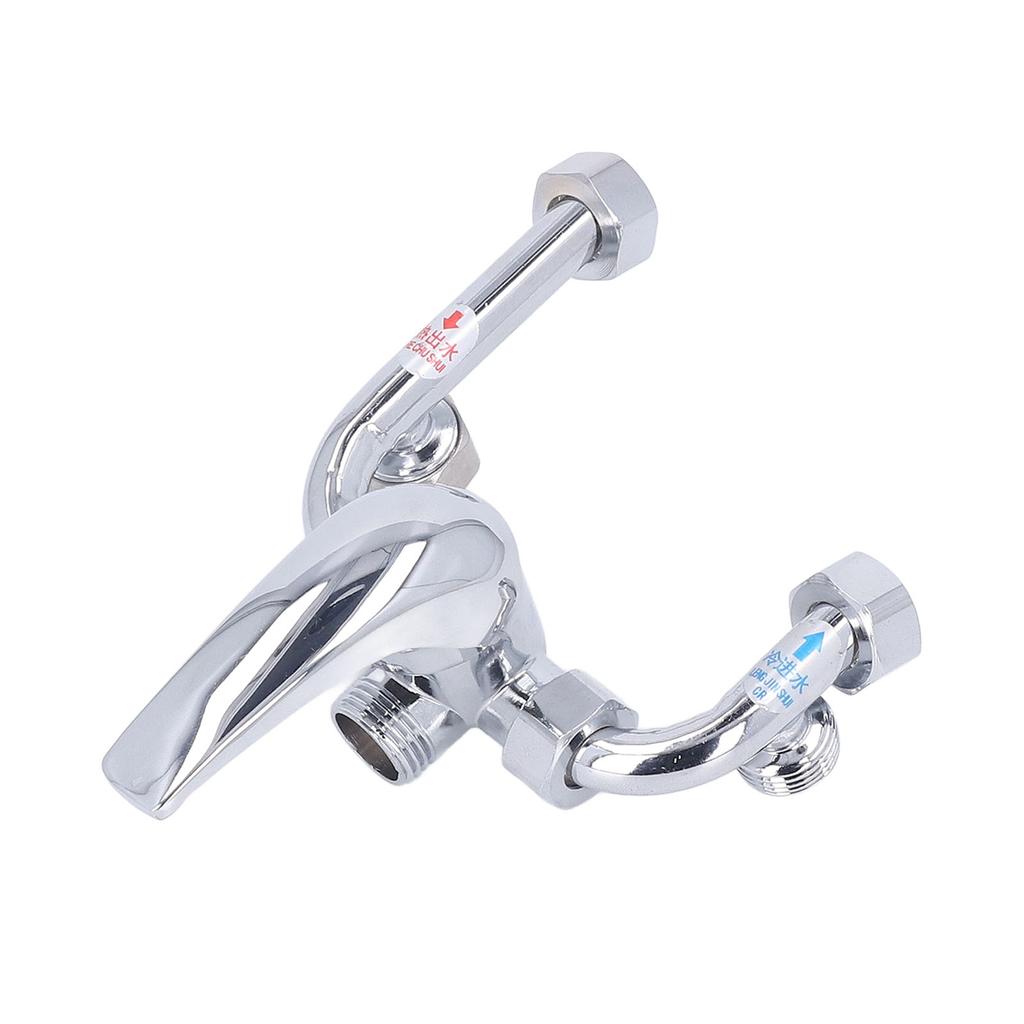 Copper Electric Water Heater Mixing Valve Surface Mounted U Bend Cold Hot Switch Shower Tap Water Inlet Universal Parts