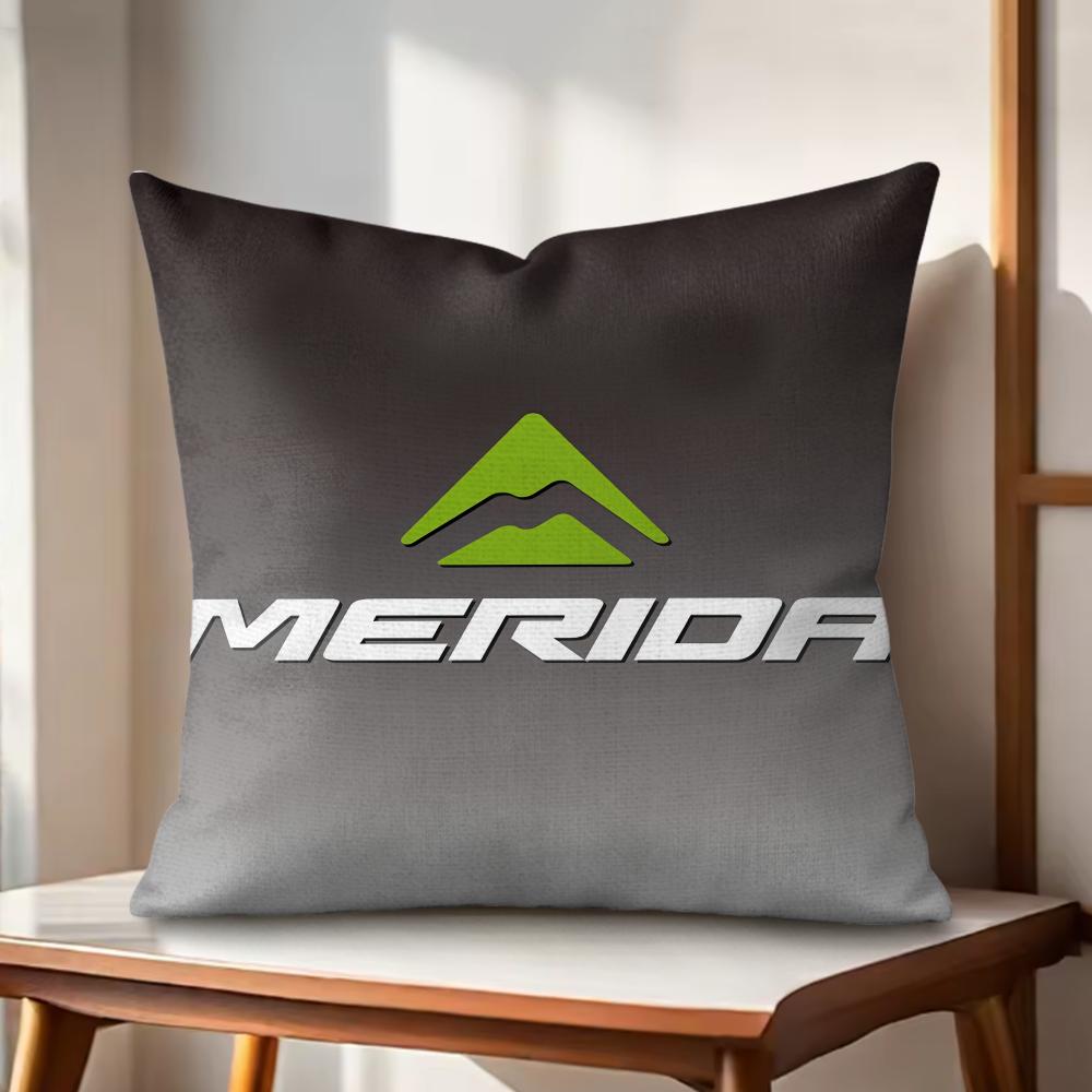 

Fashion MMeridaS Bikes Cushion Cover Natural Linen Organic Fabric DoubleSided Printing Couch Pillow Covers Home Decor 30x30cm