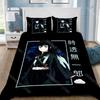 Demon Slayer Muichiro tokito Husă de Plapumă Față de Pernă Set de Lenjerie de Pat Adult Băiat Fată Decor Dormitor Cadou Copii Mărime Single