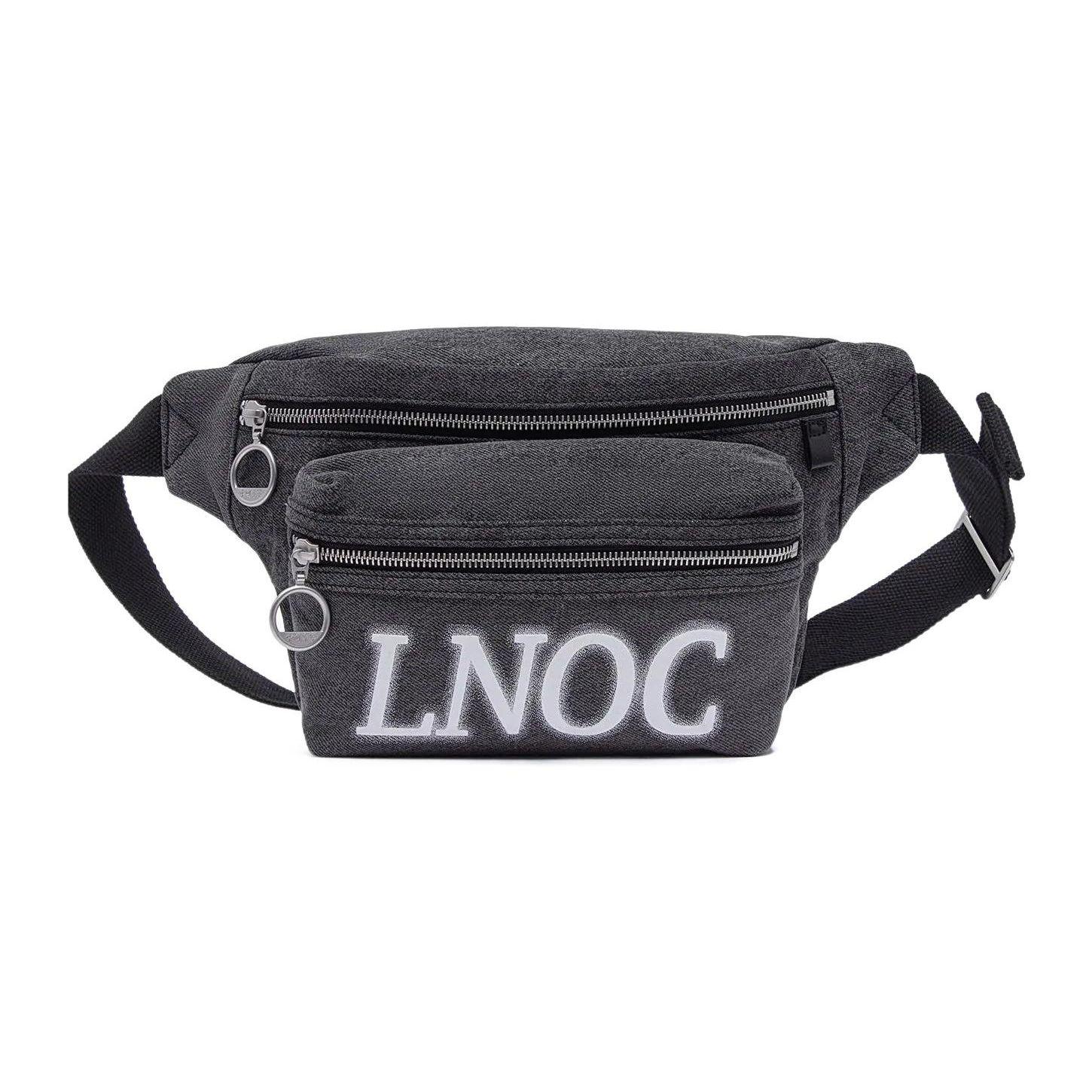 Li Ning Модная Повседневная Сумка-Поясная Сумка на Молнии на Грудь Унисекс Черный ABDT061-1 Black