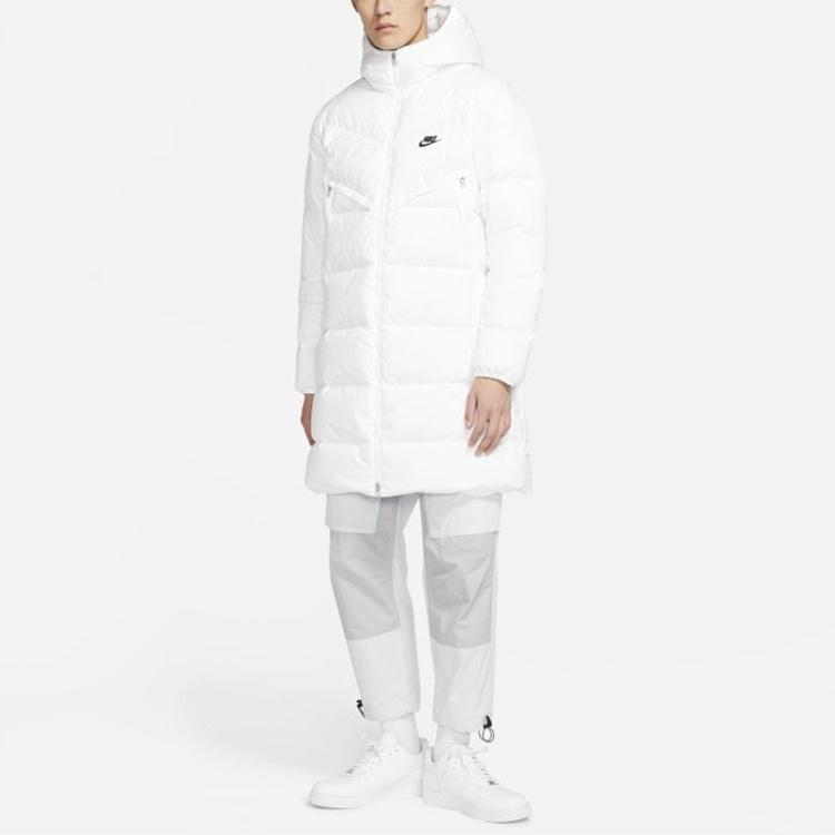 Nike Sportswear Down-fill Windrunner Shield Long Down Jacket White Men's CU4409-100
