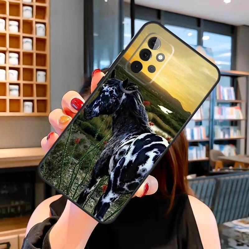 Pouzdro na telefon Horse pro iPhone Samsung Galaxy Redmi Xiaomi Oppo OnePlus Note SA 7 8 9 10 11 12 13 14 20 21 22 23 53 54 Pro Max Plus Ultra TPU Soft