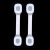 2Pcs Child Safety Strap Locks Baby Locks For Cabinets And Drawers Toilet Fridge,Adhesive Cabinet Drawer Door Latches-2 Style