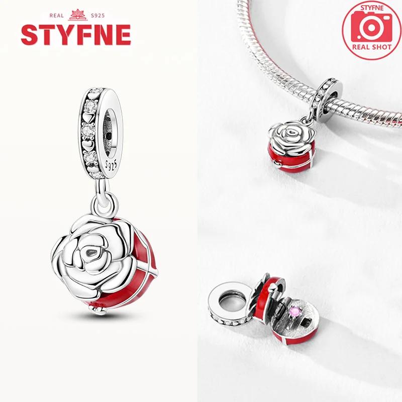 Exquisite Original Couple Love Boy&Girl Dangle Charms Heart Beads Copper Bracelet For Women Diy Jewelry Gift Charms Beads