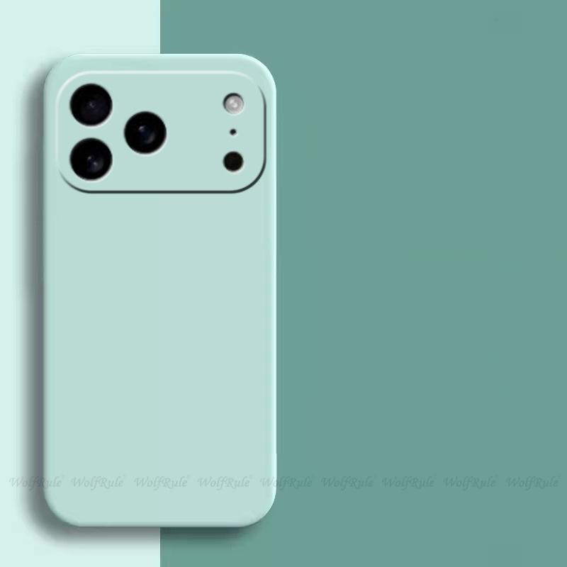 Pro iPhone 17 Pro Max Pouzdro Kryt Pro Apple iPhone 17 Air Capas Nový Tekutý Silikonový Nárazník TPU Měkký Kryt Pro iPhone 17 Fundas