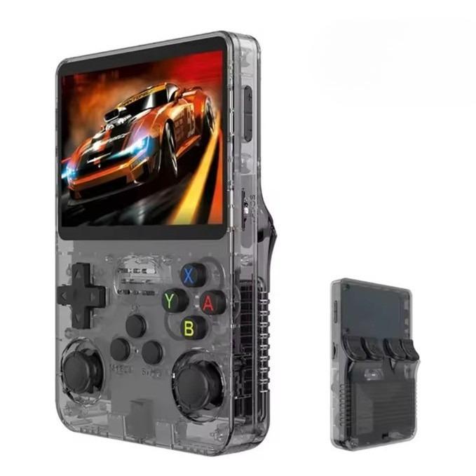 R36s Handheld Game Console - 3.5-inch IPS screen, supports over 15000+ games and 12 emulators (64GB)