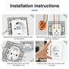 1Pcs Dual USB Fast Charge Modular Sockets And Switches