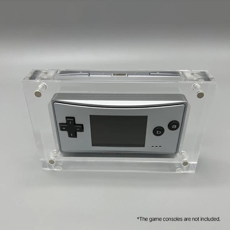 Magnetic Cover for  High Transparency Acrylic Display Case Console Dustproof Storage Box Gamepad Protector Hard-Shell