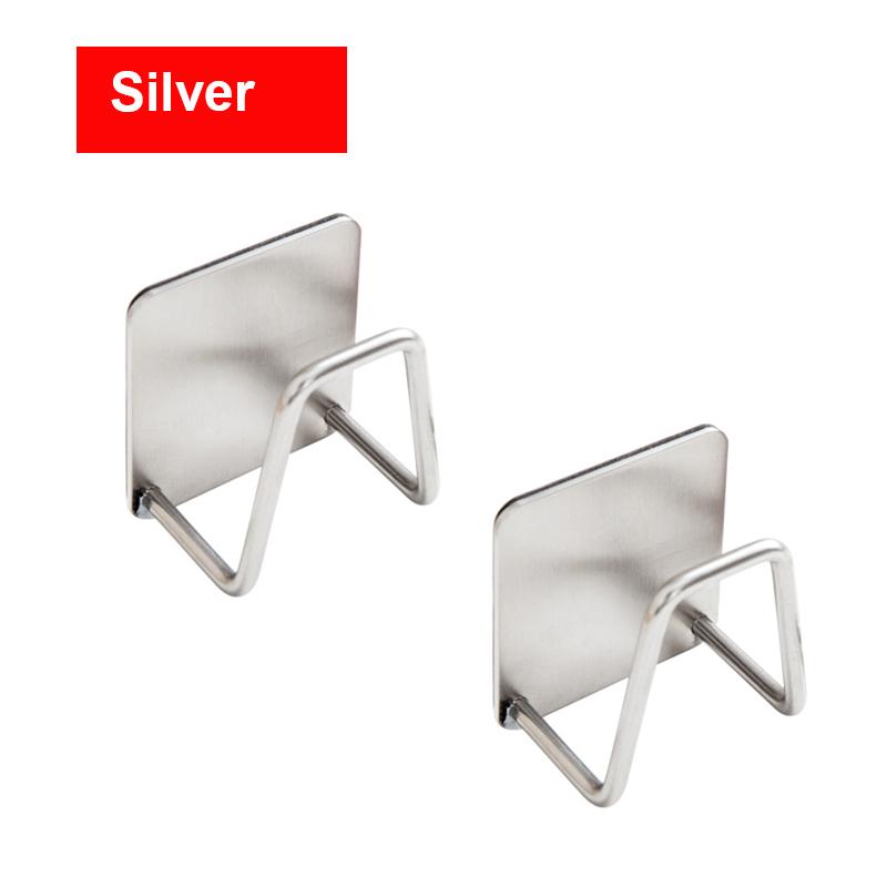 

2 шт./компл. металлический держатель для кухонной раковины, губки, стеллаж для хранения мыла, органайзеры для кухонных принадлежностей для ванной комнаты серебряный