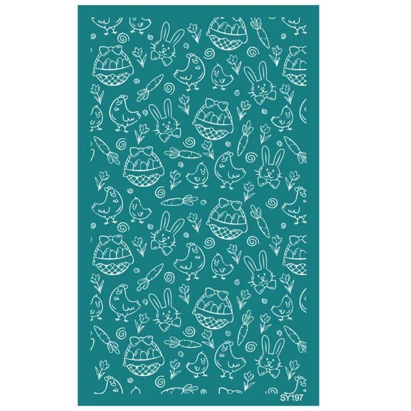 Silk Screen Stencils for Clay Earrings Making 6.3x4In Silkscreen Print Stencils