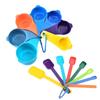 7 Pack Measuring Cups/Spoons Measuring Teaspoons Set Plastic Texture for Kitchen Cooking Baking Kitchen Gadgets