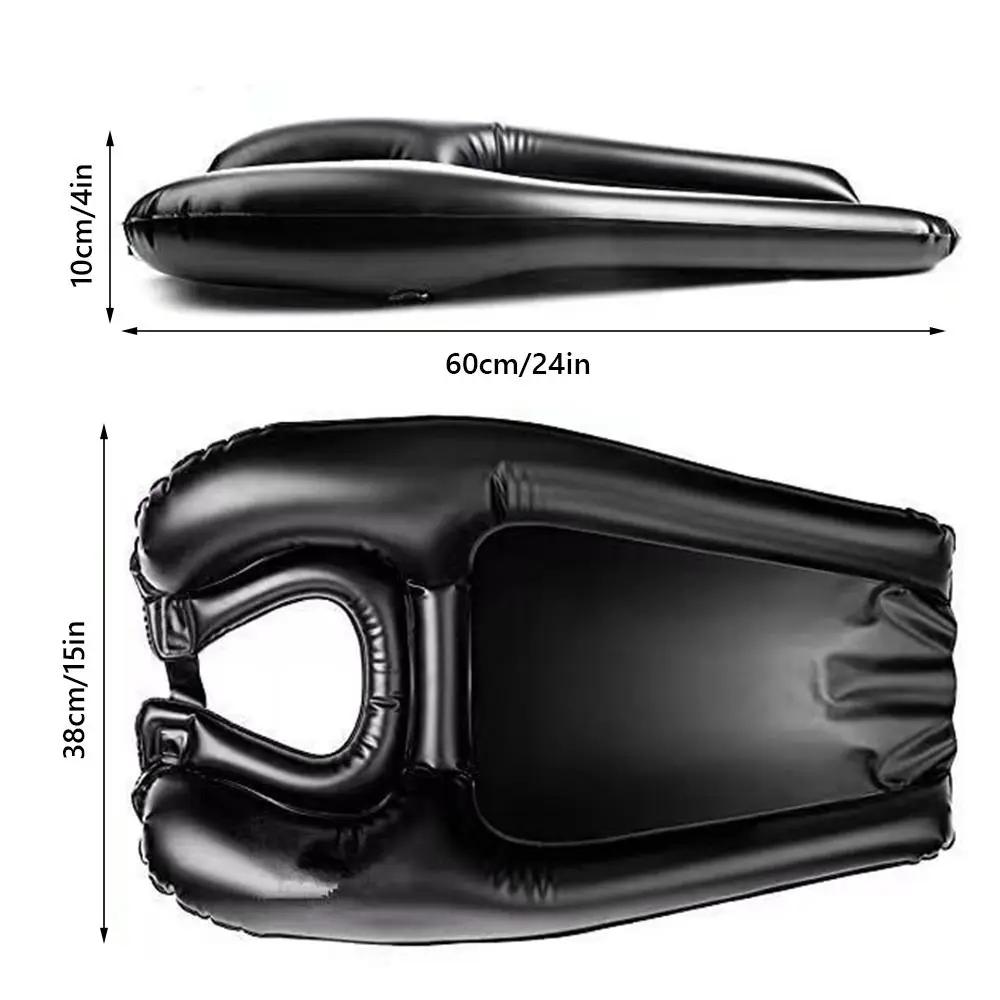 Bacinella Gonfiabile Portatile Durevole per Lavare i Capelli Comoda Vasca Universale per Capelli Salvaspazio Bacinella da Letto per Shampoo Assistenza Anziani