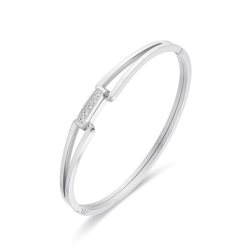 

Fashion Niche Bracelet, Hollow Diamond Design Bracelet Bracelet 2026 18CM
