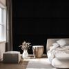 Graphite glitter wallpaper, graphite background for living room and bedroom 50x1000