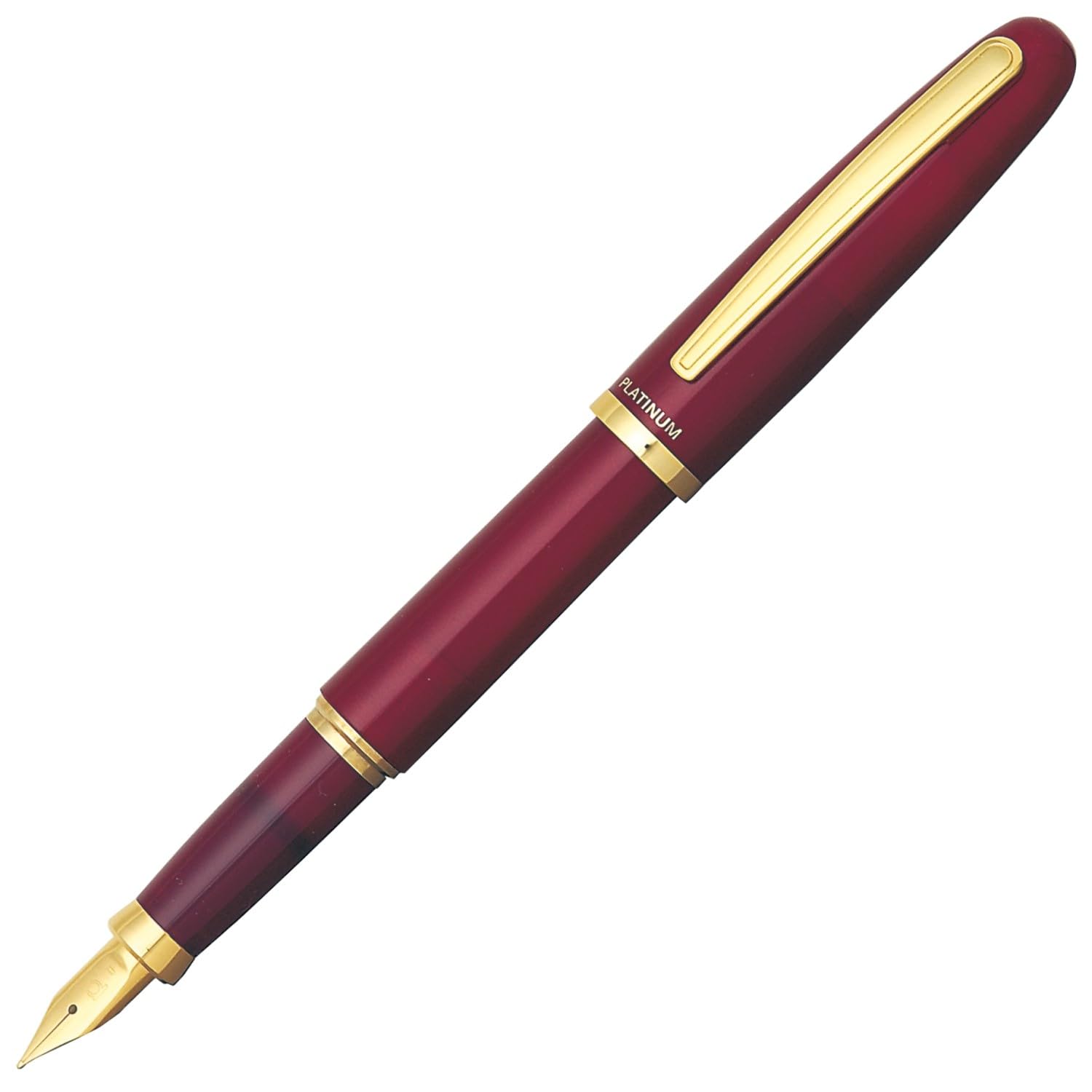 Platinum Pen, Fountain Pen Balance Wine Red Fine Point PGB-3000#71-2