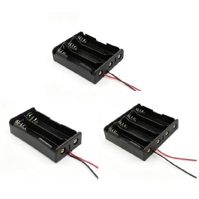 18650 Battery Holder for Repair Wiring, Cell Pack Assembly, Spring Contact Placement, Cover Support, and Projects