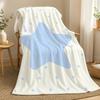 Star Space Wall Art Throw 240g Flannel Blanket, Suitable for Sofas, Beds, Offices,  Exquisite Gift Blankets
