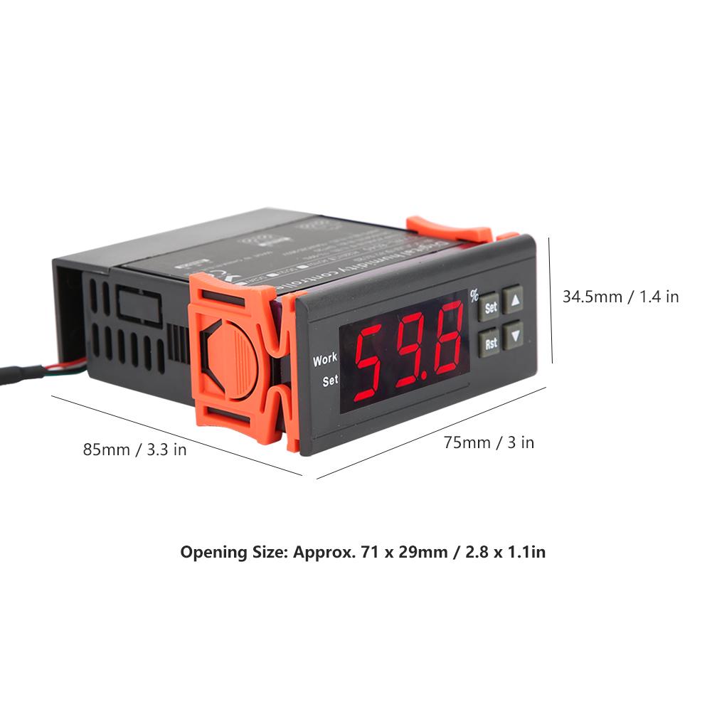 Controlador de Umidade Digital de Alta Precisão com Tela LED para Umidificador SVWL8040 AC220V