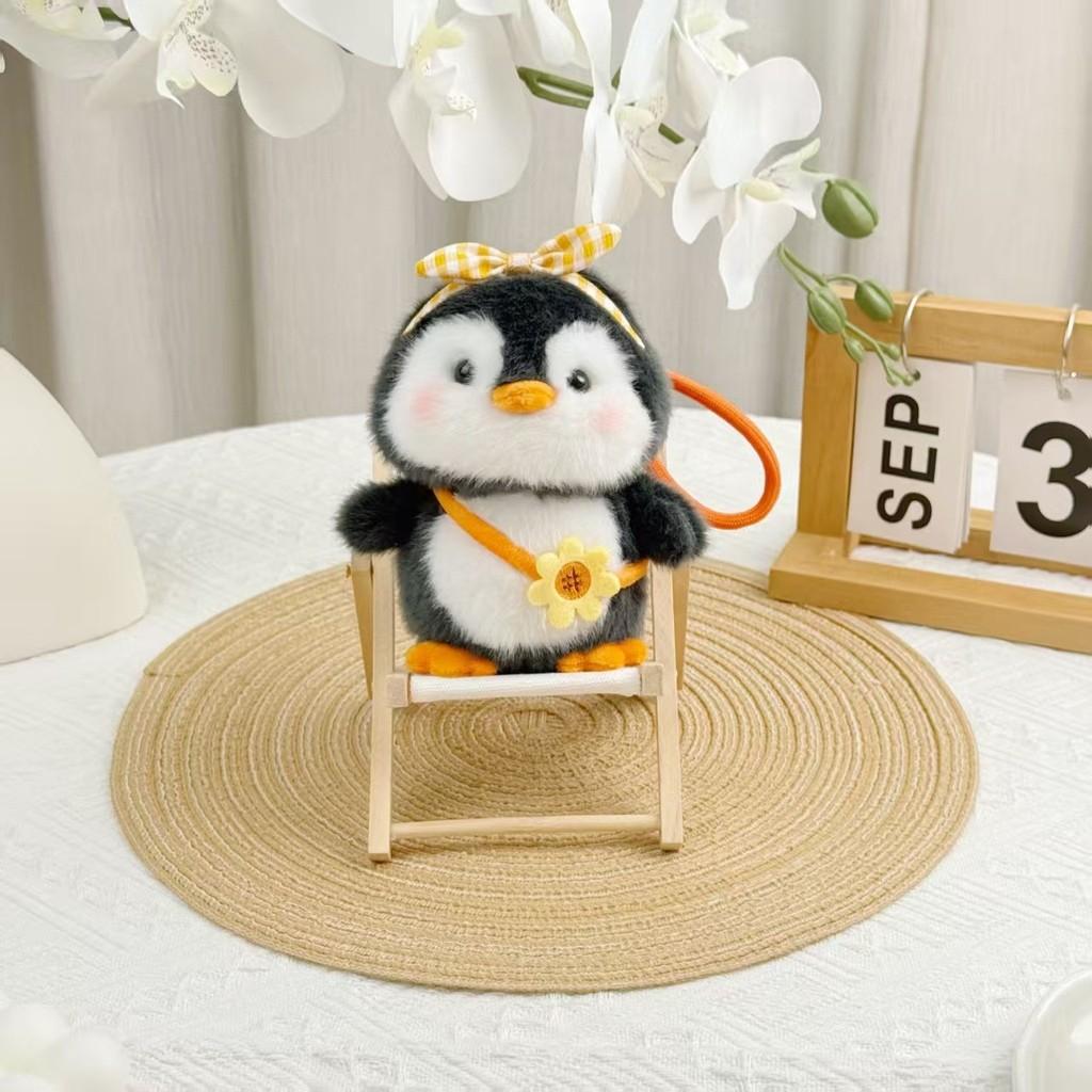 Penguin Plush Keychain With Soft Short Plush For Gifts And Bag Decor
