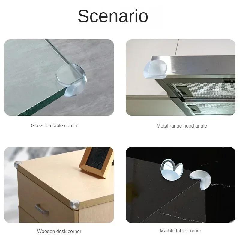 8pcslot Baby Safety Table Corner Protector Transparent Anti-Collision Angle Protection Cover Edge Corner Guard Child Security