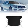 Thick Oxford Fabric All Weather Protective Windshield Guard Cover for Cars with Magnetic Hooks for Snow Frost Sun Defense