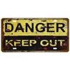 No Smoking Caution Signs: Metal Aluminum Vintage Decor for Garage & Clubs